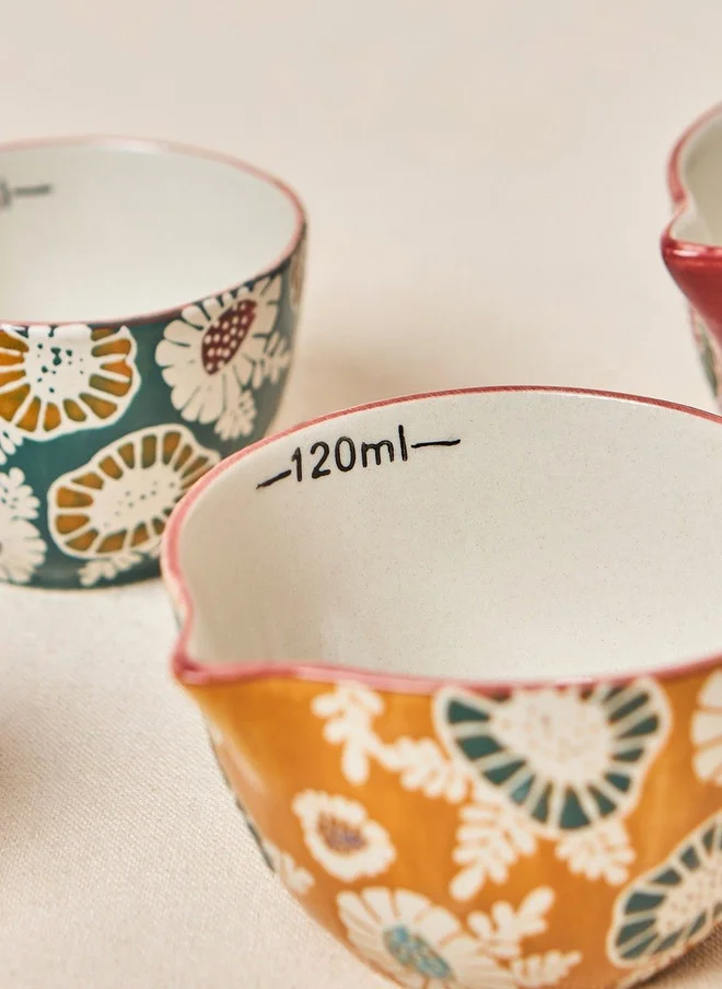 Chumbak  Wildflower Measurning Cup Set of 4  | Best Price UAE