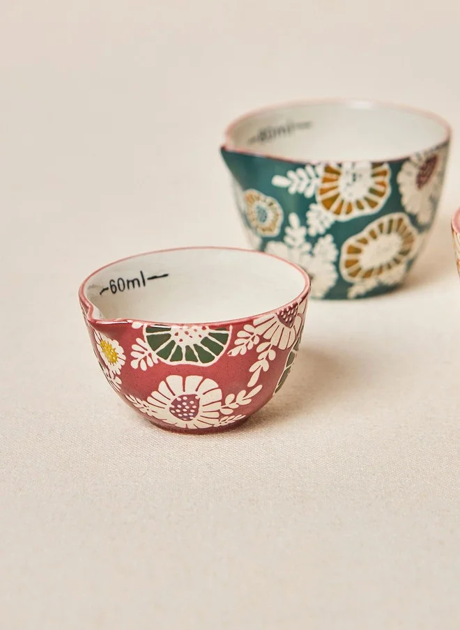 Chumbak  Wildflower Measurning Cup Set of 4  | Best Price UAE