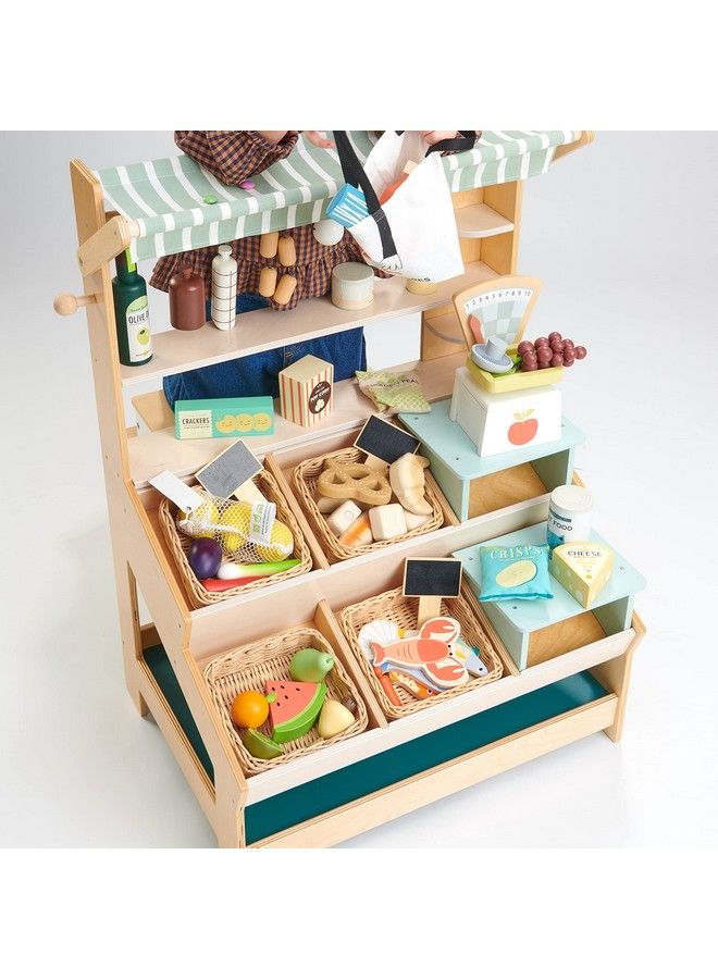 Tender Leaf Toys Charcuterie Basket Pretend Food Play Supermarket Shopping Game Accessories Educational Learning Toys For Children 3+ - Image 4