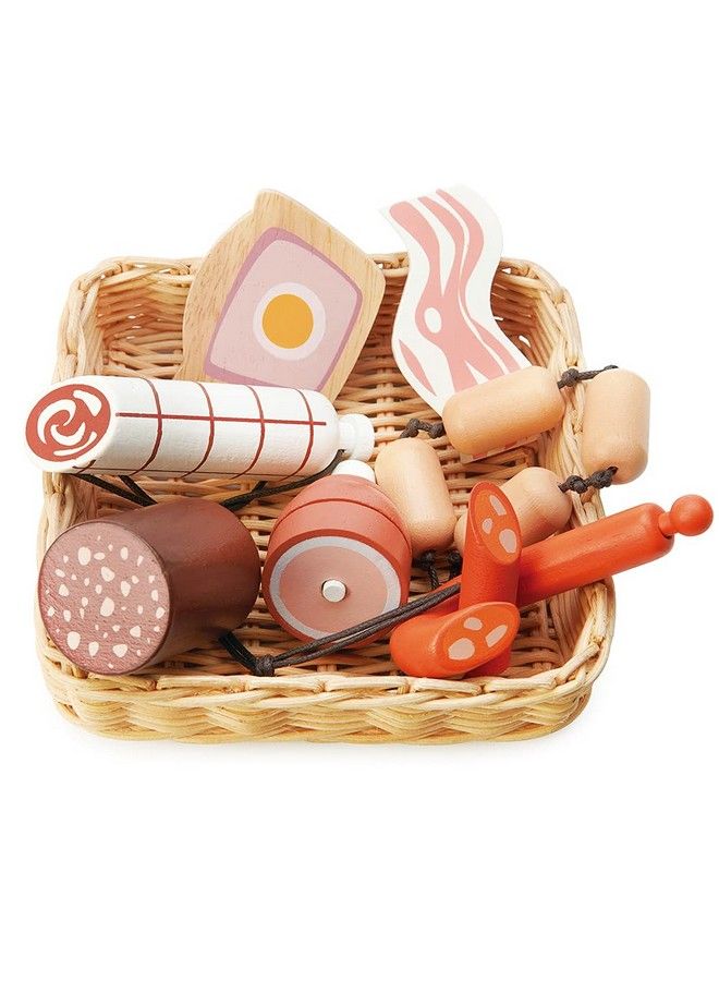 Tender Leaf Toys Charcuterie Basket Pretend Food Play Supermarket Shopping Game Accessories Educational Learning Toys For Children 3+ - Image 3