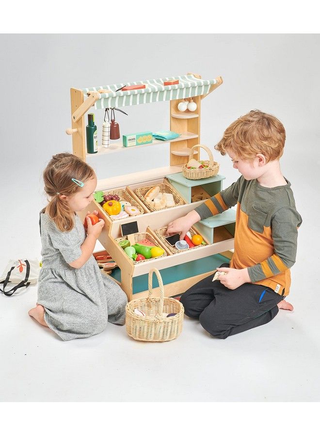 Tender Leaf Toys Charcuterie Basket Pretend Food Play Supermarket Shopping Game Accessories Educational Learning Toys For Children 3+ - Image 5