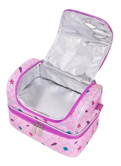 Eazy Kids حقيبة غداء إيزي كيدز ذات حجرتين بتصميم حورية البحر - أرجواني  - Image 3