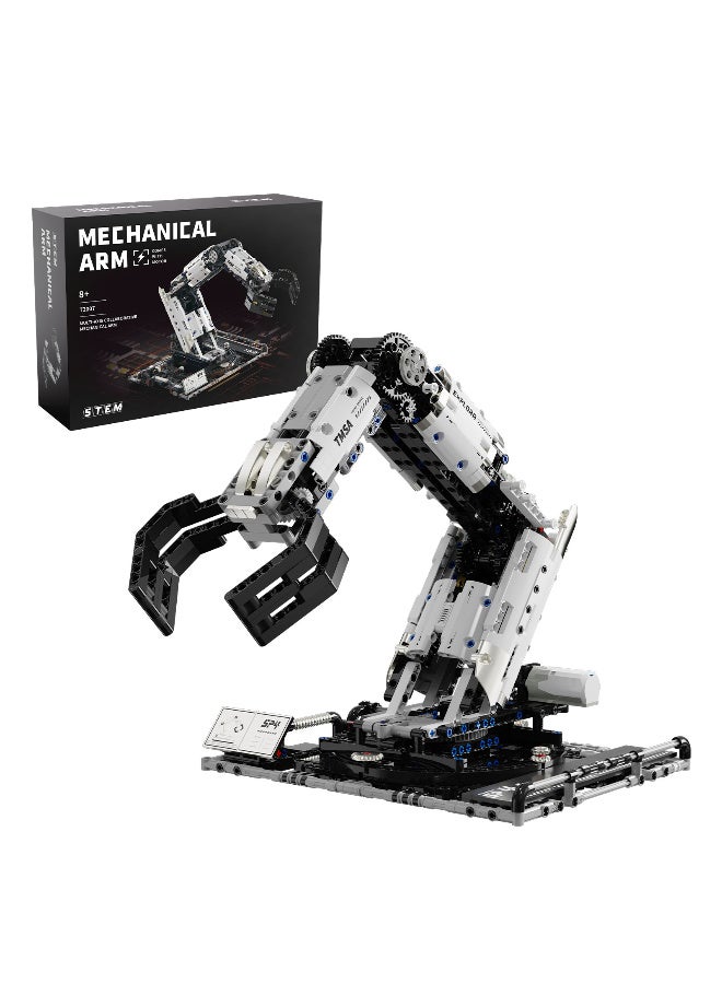Robot Arm Kit, Robotic Arm for Kids Adults, Programmable Multi-Axis Robotic Arm, 1029 Blocks STEM Project, Engineering & Coding,Multi-Angle Rotation,APP & Remote Control - Image 1