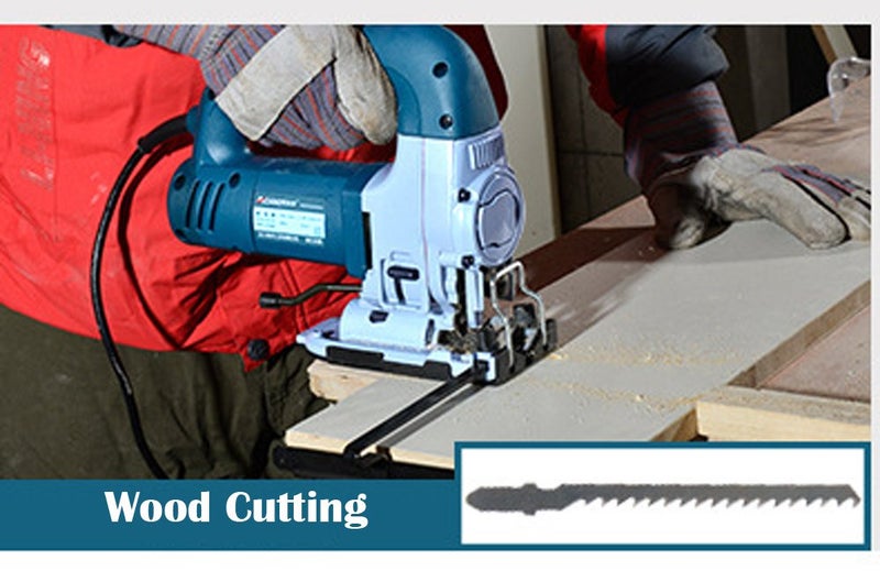 Jianchi 50 Pack T101AO T-Shank Contractor Jigsaw Blade Set Made with HCS, 3-Inch 20TPI Jigsaw Blades Optimized for Cutting Wood, PVC, and Plastic - Image 3