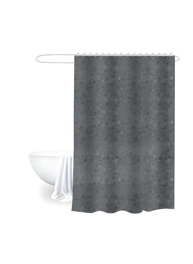 Feelings Feelings Bath Shower Curtain 3D Grey Mosaic 180X180Cm  - Image 1