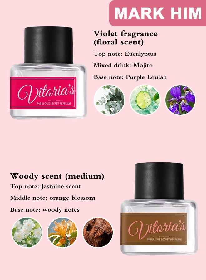 MARK HIM 6PCS Women’s Mini Perfume Gift Set, 7ml Each Eau De Toilette Sampler Kit, Fruity Floral Scents, Long-Lasting Light Fragrance, Travel Size Luxury Gift for Her, Birthday & Valentine’s Day - Image 4
