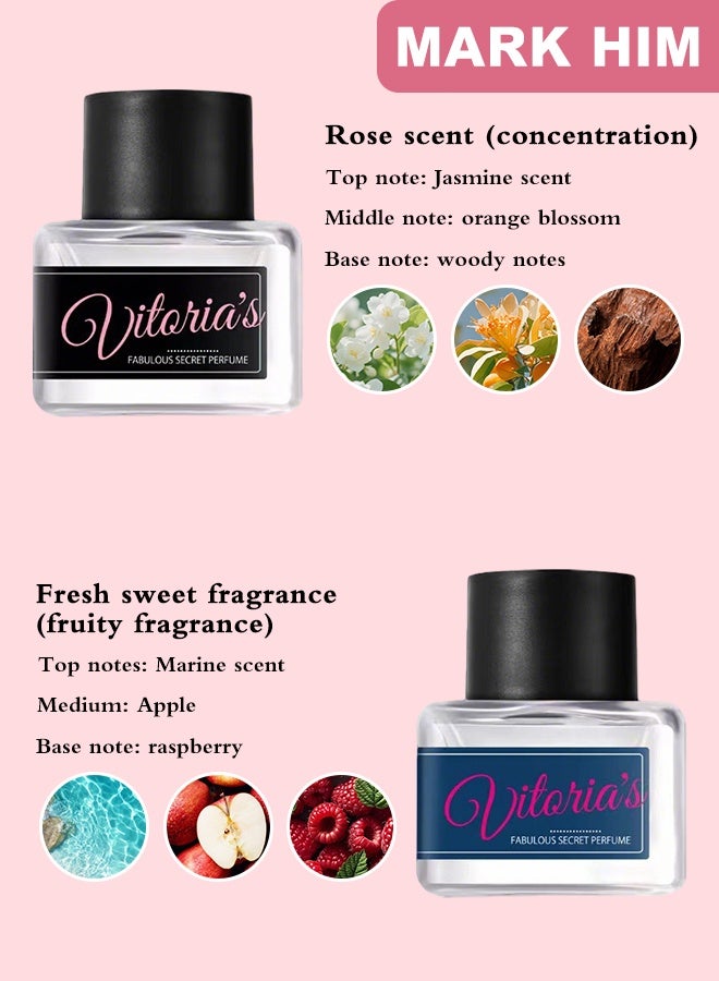 MARK HIM 6PCS Women’s Mini Perfume Gift Set, 7ml Each Eau De Toilette Sampler Kit, Fruity Floral Scents, Long-Lasting Light Fragrance, Travel Size Luxury Gift for Her, Birthday & Valentine’s Day - Image 5