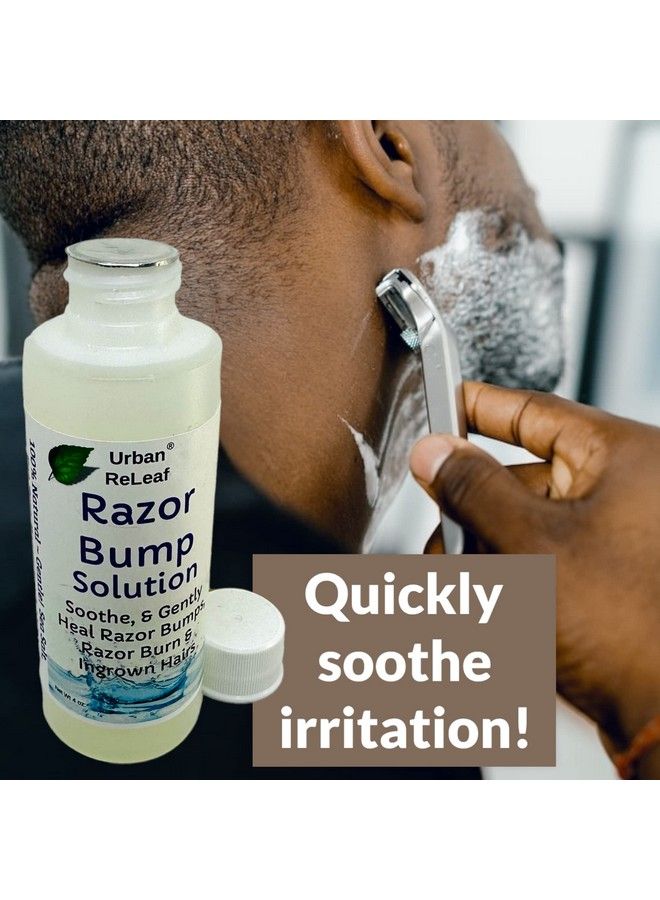 Urban ReLeaf Razor Bump Solution ! Natural Sea Salt. Soothe & Gently Heal Shaving Bumps Burns & Ingrown Hairs. Made Fresh In Usa! Helps Irritation. - Image 5