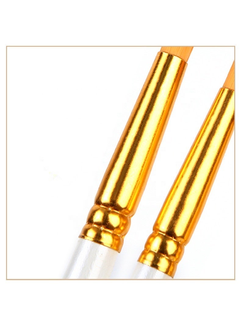 Keep Smiling 5PCS Professional Artist Brush Set for Oil, Acrylic & Watercolor - Image 4