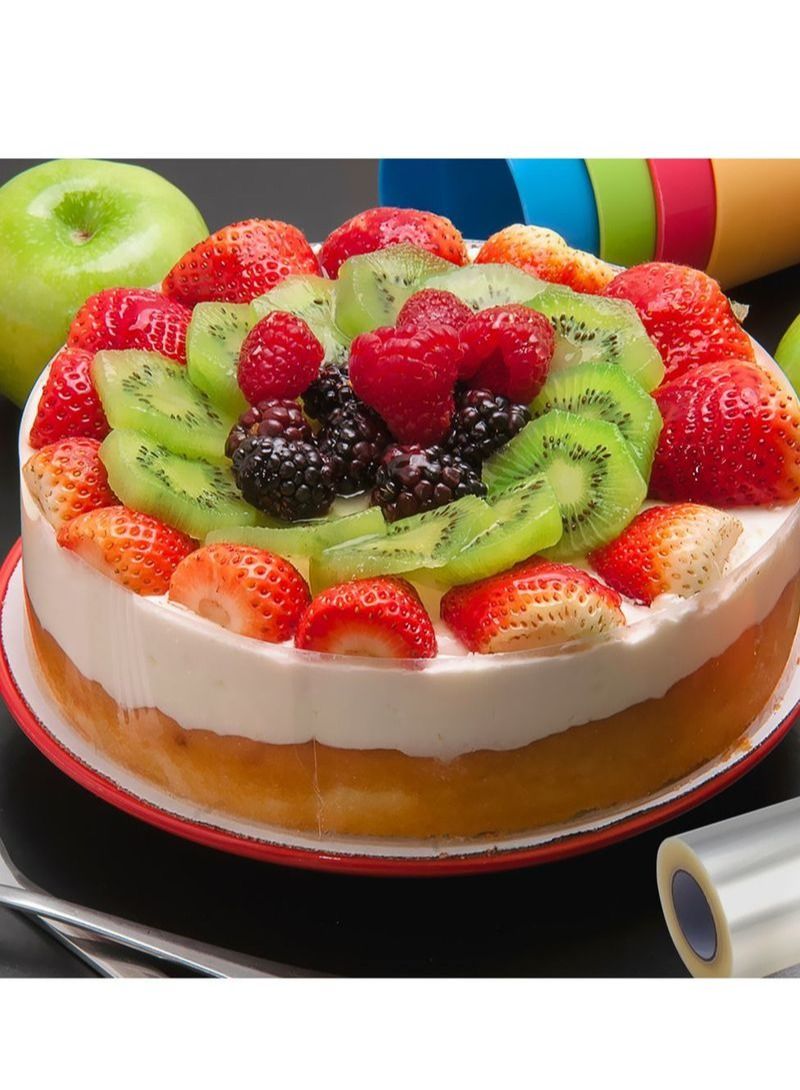 NIBEMINENT Thank You Sticker With Cake Border 10cm*10m - Image 4