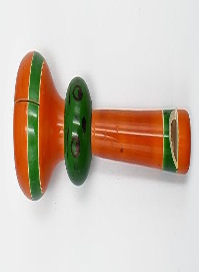 justhandmade Wooden TIK-Tok Whistle Rattle | Traditional Wooden Whistle Toy for Kids | Handmade Indian Wooden Baby Rattle with Sound | Safe & Eco-Friendly Toddler Toy (Pack of 3) - Image 3