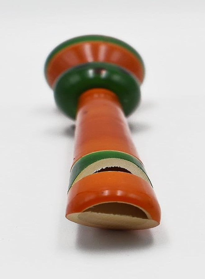 justhandmade Wooden TIK-Tok Whistle Rattle | Traditional Wooden Whistle Toy for Kids | Handmade Indian Wooden Baby Rattle with Sound | Safe & Eco-Friendly Toddler Toy (Pack of 3) - Image 2