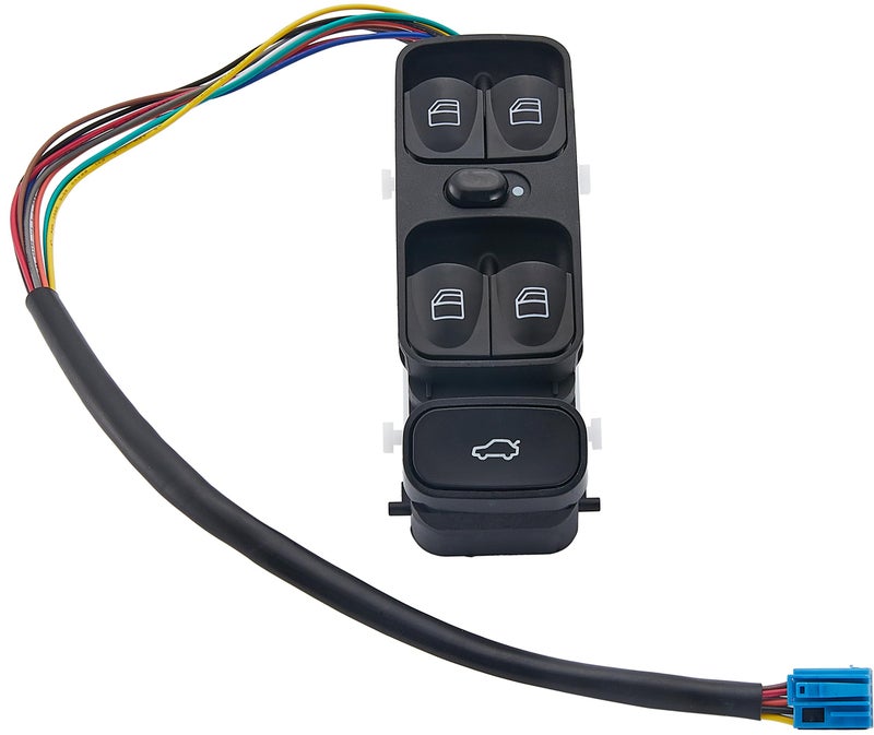 مفتاح نافذة الطاقة ZAPOSTS يناسب 2003-2007 مرسيدس بنز C230 C240 C280 C320 C350 C55 0204 C32 AMG 0506 C55 AMG جانب السائق تحكم في الأبواب مفتاح رئيسي لاستبدال 2038200110 A2038210679