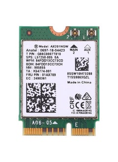 AX201 Bluetooth 5.0 Dual Band 2.4G/5G Wireless NGFF Wifi Card AX201NGW 802.11 ac/ax 2.4Gbps Wlan Adapter