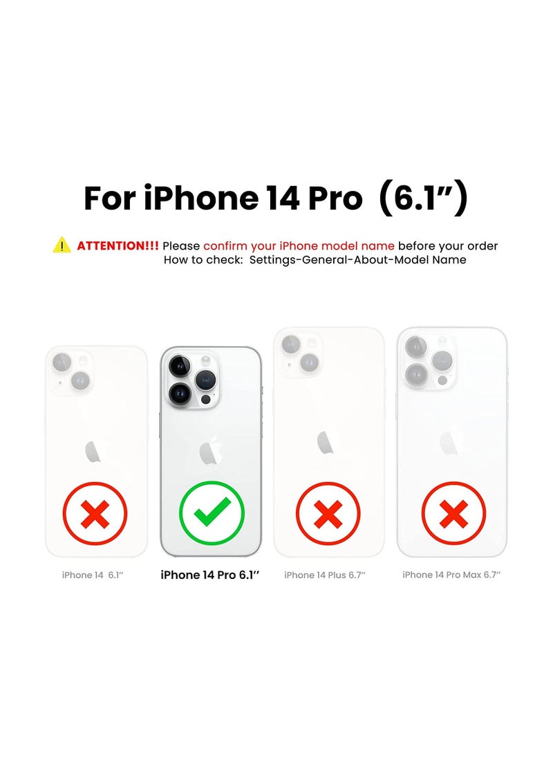 Delivus - iPhone 14 Pro Case Silicone Cover Soft Liquid Gel Rubber Cover Anti-Scratch Anti-Fingerprint Anti-Drop (Navy Blue) - Image 1