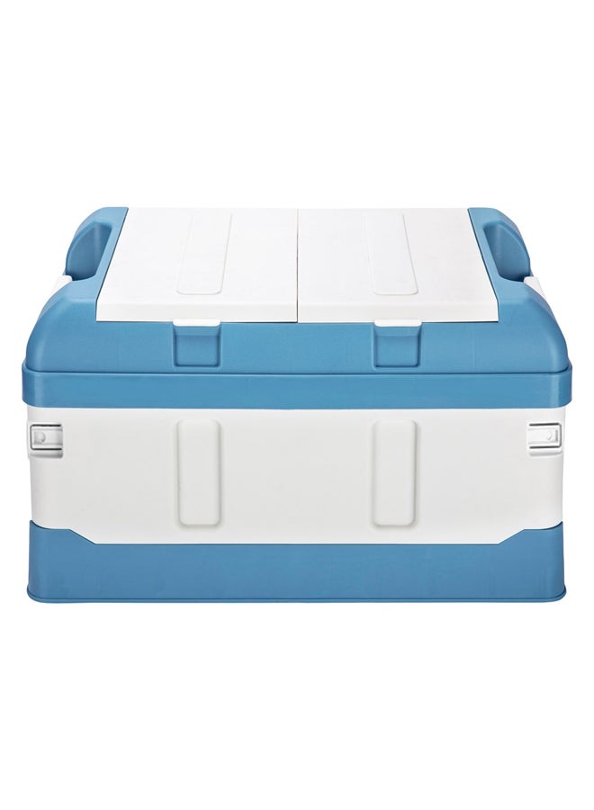 دي بي تي صندوق أدوات بلاستيك، صندوق عدة وأدوات، ازرق*ابيض، مقاس 46*28*29 سم - Image 2