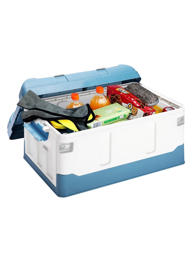 دي بي تي صندوق أدوات بلاستيك، صندوق عدة وأدوات، ازرق*ابيض، مقاس 46*28*29 سم - Image 4