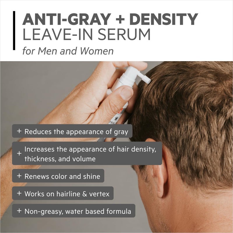 DS LABORATORIES DS Labs Spectral Extra Strength Hair Density Serum (formerly Spectral.DNC-S), 60mL - Lightweight Leave-In for Fuller, Thicker Looking Hair, Melanex Technology Preserves Pigment, Men & Women (3 Pack) - Image 2