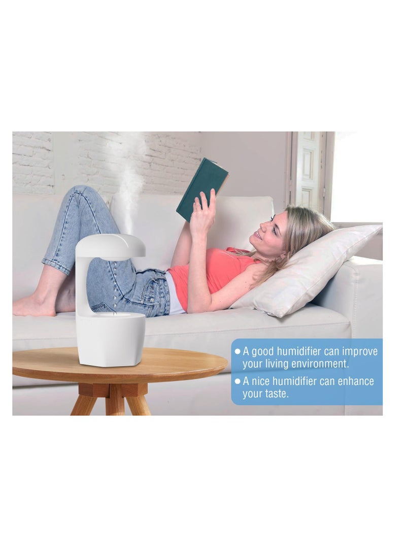SYOSI Humidifiers for Bedroom, Anti Gravity Humidifier, Baby Humidifier with Night Light,Rain Cloud Humidifierhigh-capacity Silent humidifier for Bedroom/Baby Nursery/Bathroom/Living Room. - Image 5