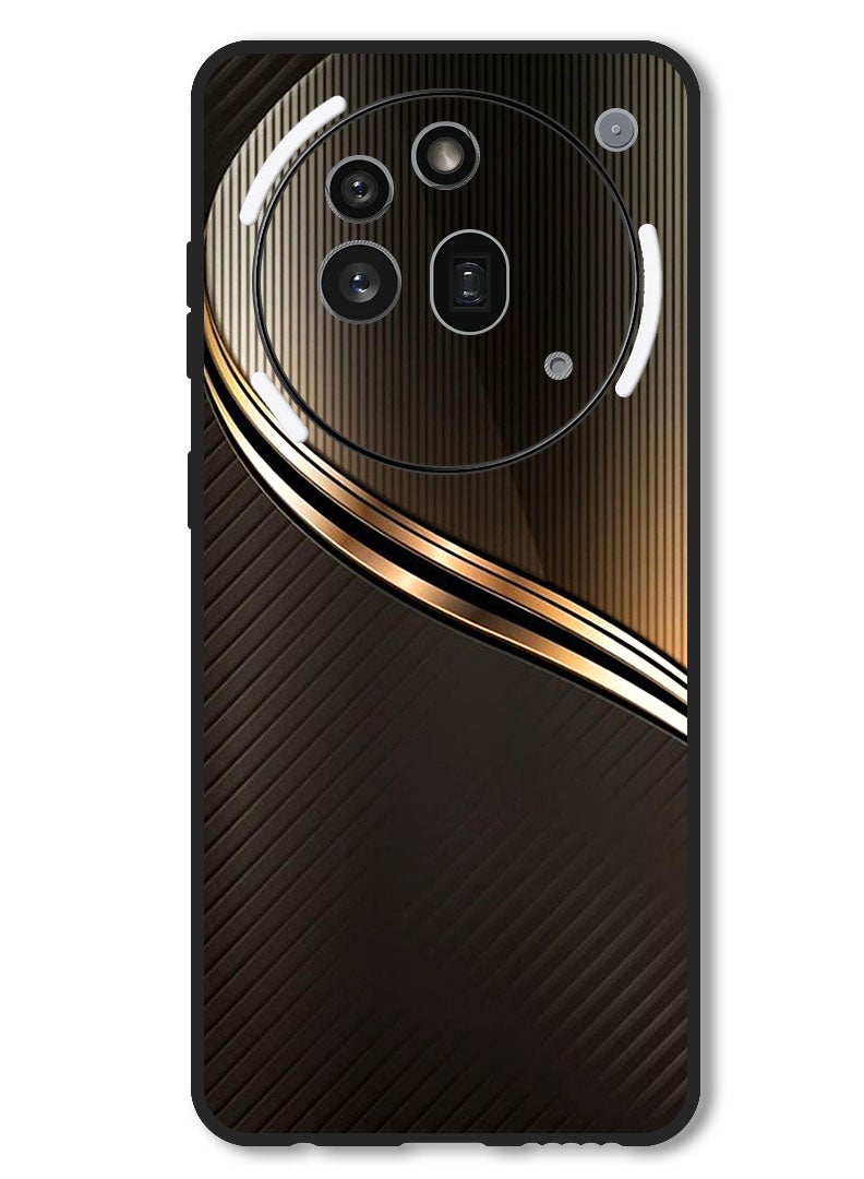 Theodor Case Compatible with Nothing Phone 3a Pro Protection Shockproof Bumper Cover Steel Pattern - Image 1