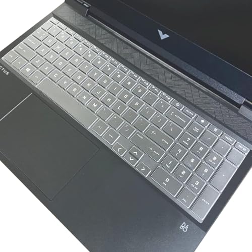 RAYA TPU Keyboard Cover Protector for HP Victus 15 [ 15-FA 15-FB Series ] (15.6 inch) & HP Victus 16 (16.1 inch) Gaming Laptops (Transparent TPU) - Image 3