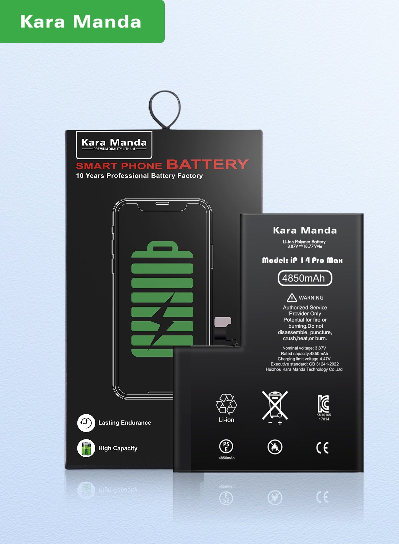 apple Apple Kara Manda Upgraded high-capacity iPhone 14 Pro Max Battery
