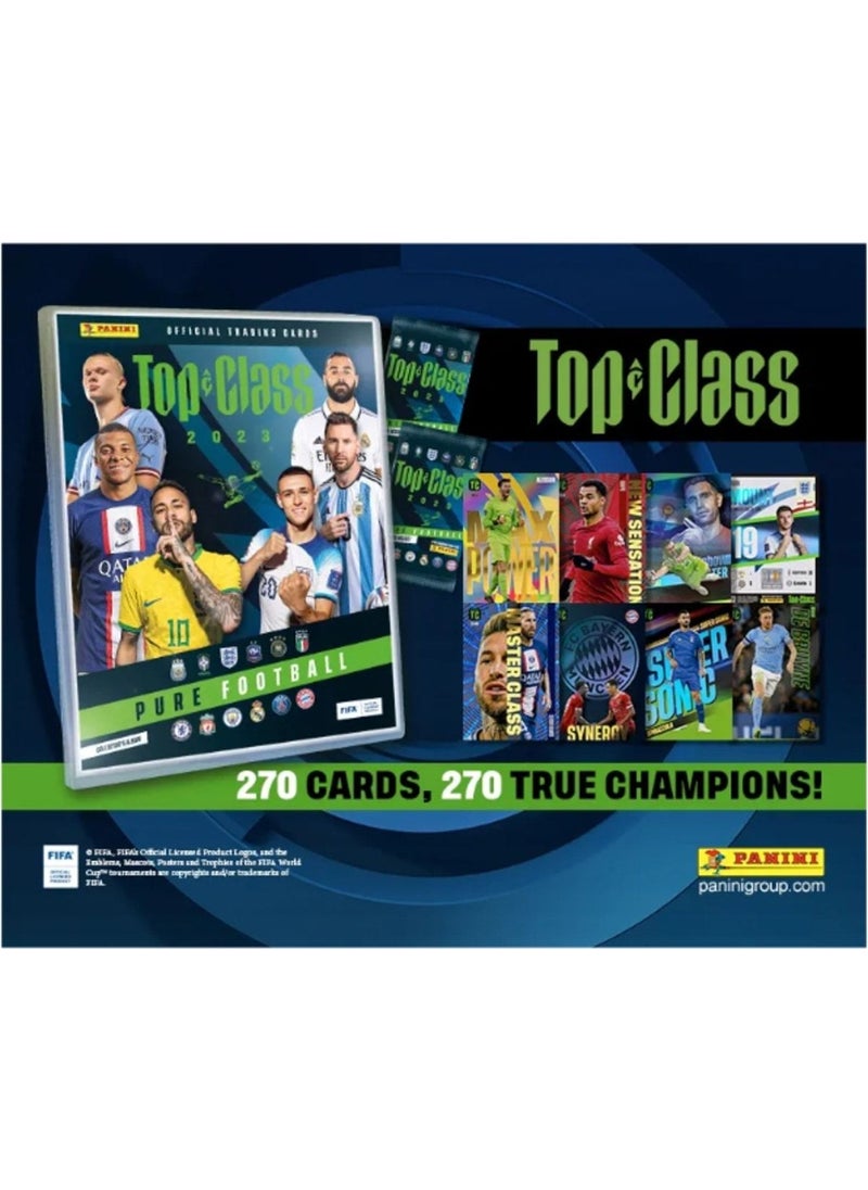 Toyfest - Panini Fifa Top Class 2023 Football Cards - 2 Packs (16 Cards) - Image 1