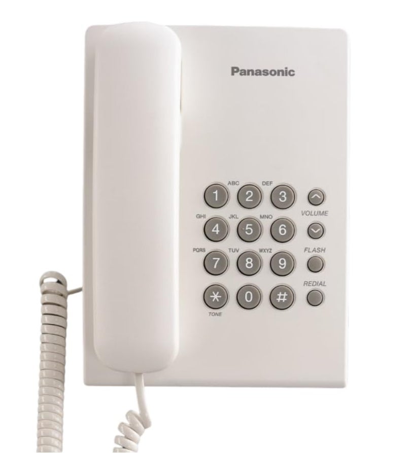 Panasonic KX-TS500W Corded Phone White - Image 2