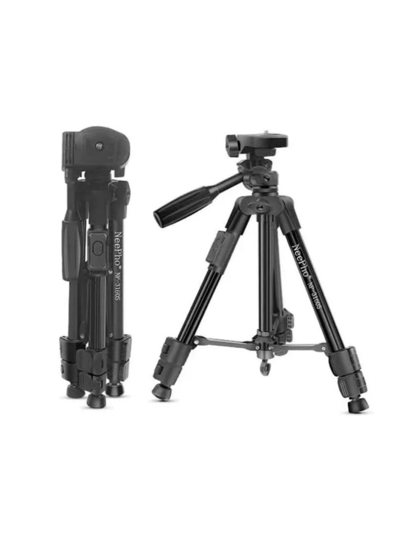 NeePho NP-3160S Extendable Handheld Stabilize Stand Selfie Stick Wired Remote Shutter Multifunction Tripod - Image 1