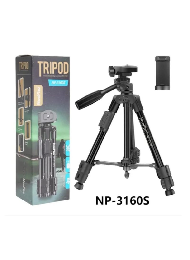 NeePho NP-3160S Extendable Handheld Stabilize Stand Selfie Stick Wired Remote Shutter Multifunction Tripod - Image 2