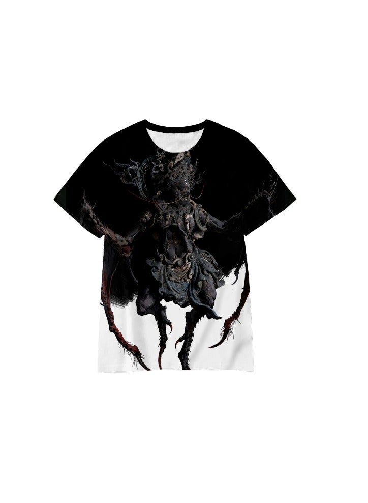 Black Myth Wukong Game Quick Drying Short Sleeved T-shirt for Men And Women 