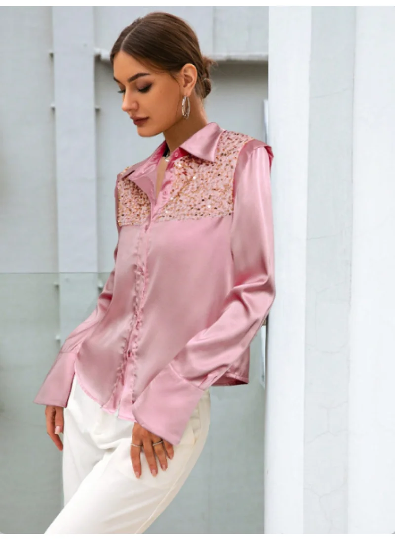 SIMPLEE Women's Fashion Tops - Trendy Blouse for Casual & Party Wear