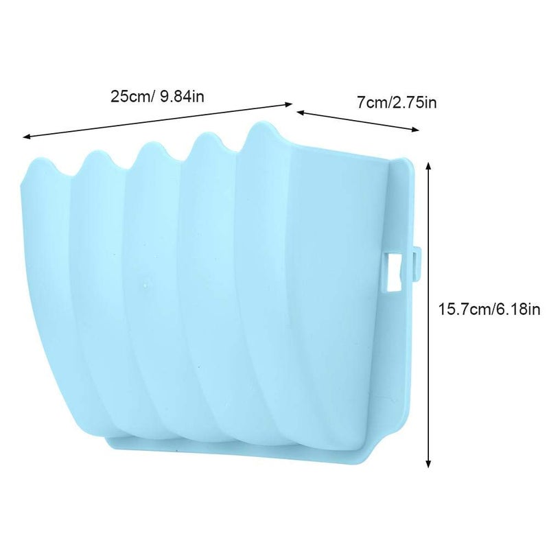 Blue Plastic Hanging Hay Feeder Bowl Rack for Rabbit Rat Small Animals - Image 5
