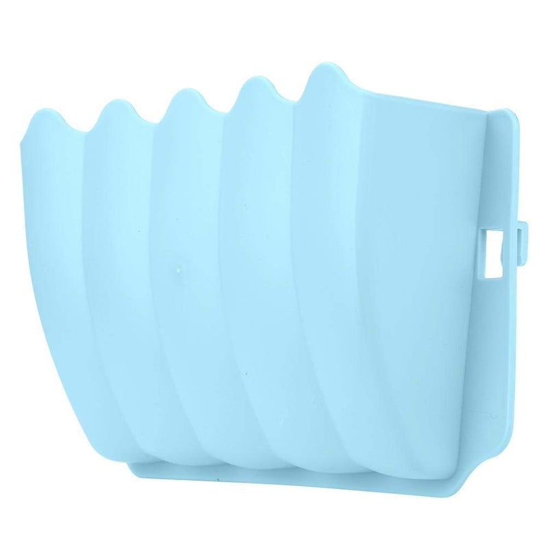 Blue Plastic Hanging Hay Feeder Bowl Rack for Rabbit Rat Small Animals - Image 2
