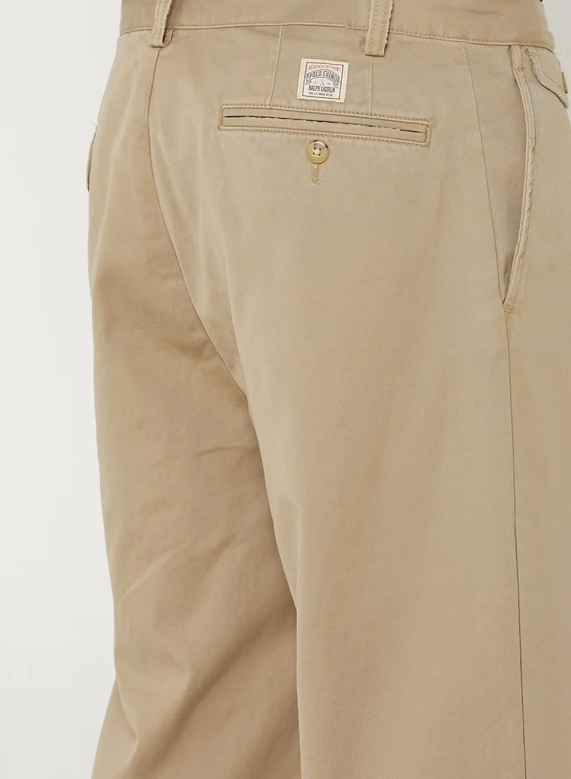 POLO RALPH LAUREN Whitman Relaxed Fit Pleated Chino Pant