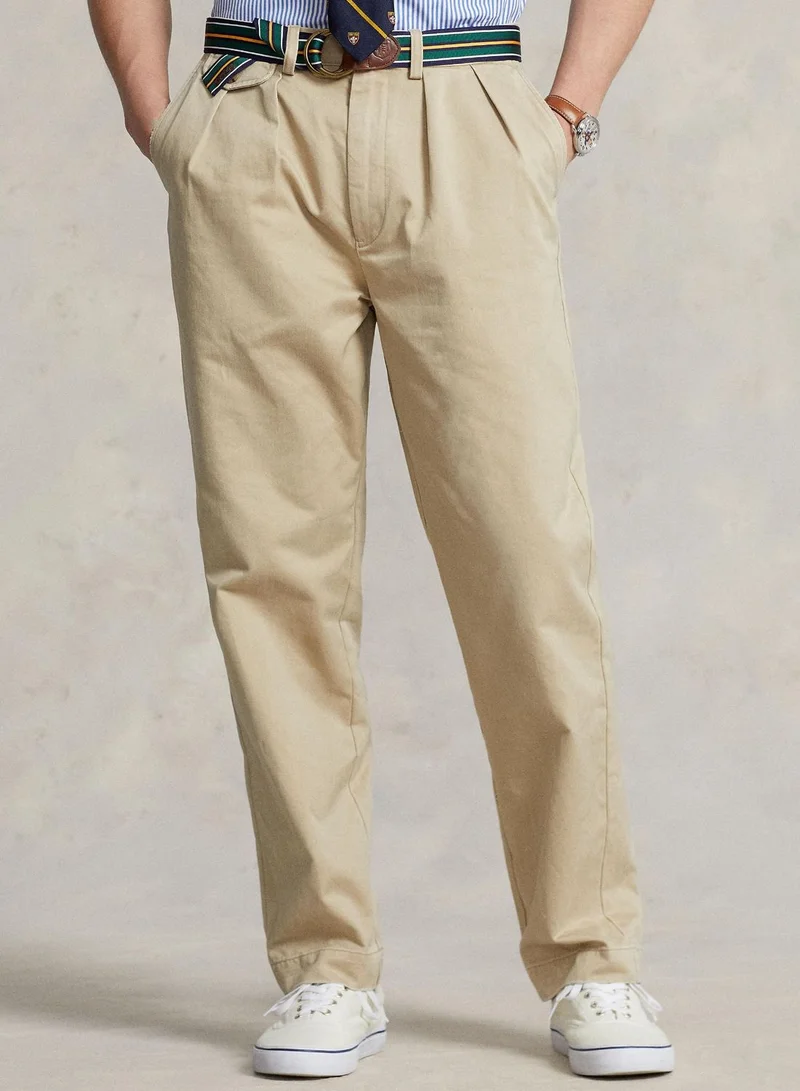 POLO RALPH LAUREN Whitman Relaxed Fit Pleated Chino Pant