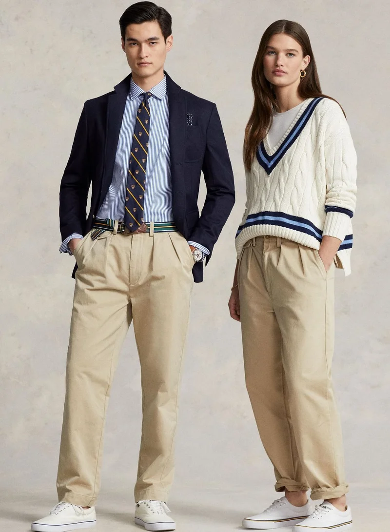 POLO RALPH LAUREN Whitman Relaxed Fit Pleated Chino Pant