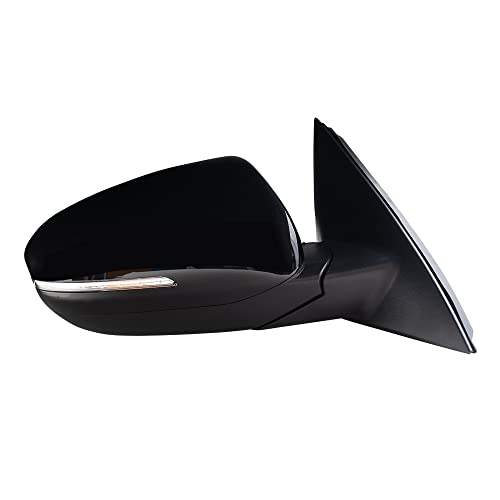 Brock Replacement Passenger Power Side View Mirror with Signal Manual Folding w/o Heat Compatible with 11-13 Optima 876202T110 - Image 3