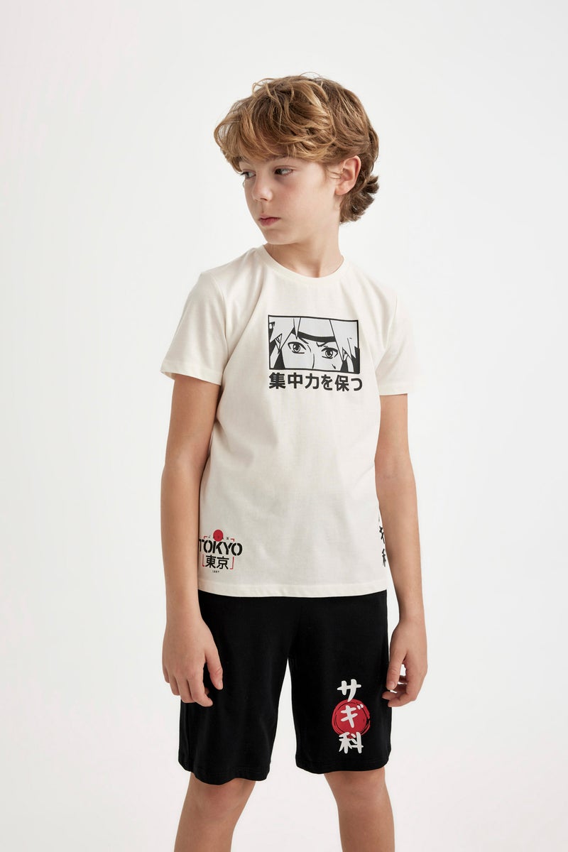 DeFacto Boy 2 piece Regular Fit Knitted Pyjamas  - Image 2