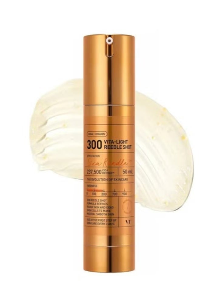Centella Asiatica 300 Serum | Daily Face Serum, Centella Complex, Hyaluronic Acid, Green Propolis Extract, For All Skin Types, 50ml (Vita-Light Centella Asiatica 300)  - Image 1