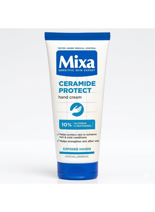 mixa Protective Ceramide Hand Cream for Dry Skin 100ml - Image 1