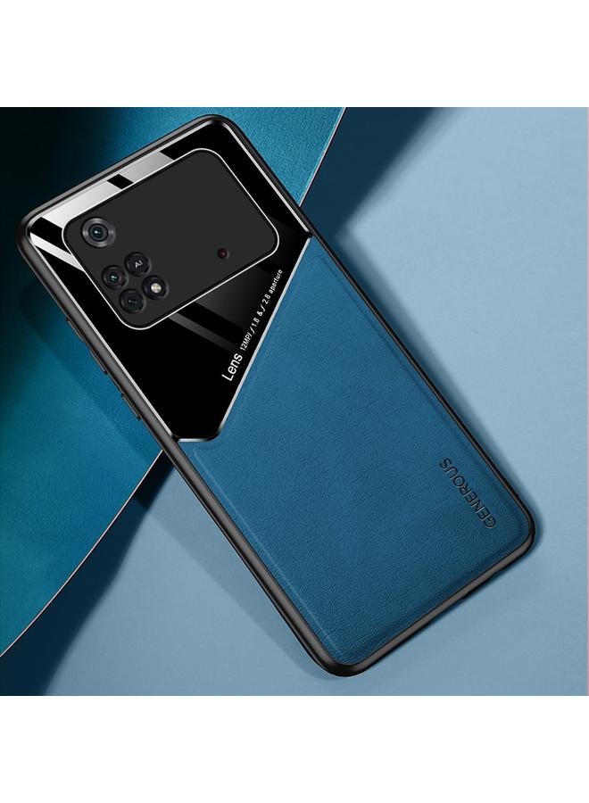 The Bros Case For Xiaomi Poco M4 Pro 4G All-inclusive Leather + Organic Glass Protective Case