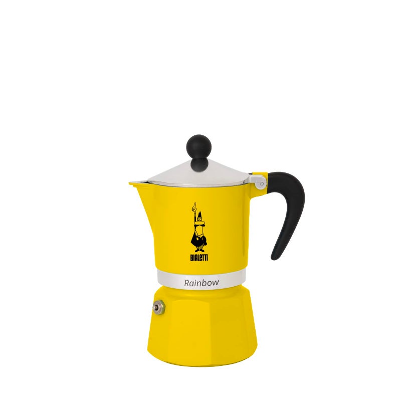 BIALeTTI Bialetti 4982 Rainbow Espresso Maker Yellow3 pints 