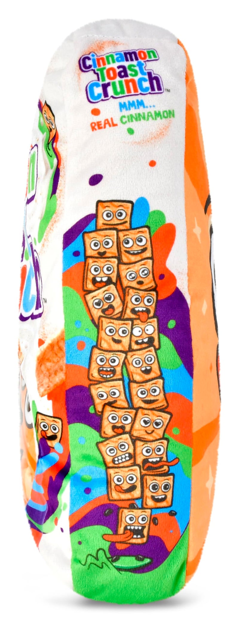 iscream Cinnamon Toast Crunch Cereal 14" x 10" Pillow Set with 4 Plushie Cereal Mini Pillows - Image 2