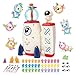 nicknack 195pcs Space Rocket DIY Balloons with Pump DIY Sticky Balloon Maker Toy Craft Kits for KidsMagic Balloon Kit with Bouncy Balloons Stickers Accessories Toy Gift for Kids Boys Girls Ages 3 - Image 2