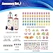 nicknack 195pcs Space Rocket DIY Balloons with Pump DIY Sticky Balloon Maker Toy Craft Kits for KidsMagic Balloon Kit with Bouncy Balloons Stickers Accessories Toy Gift for Kids Boys Girls Ages 3 - Image 4