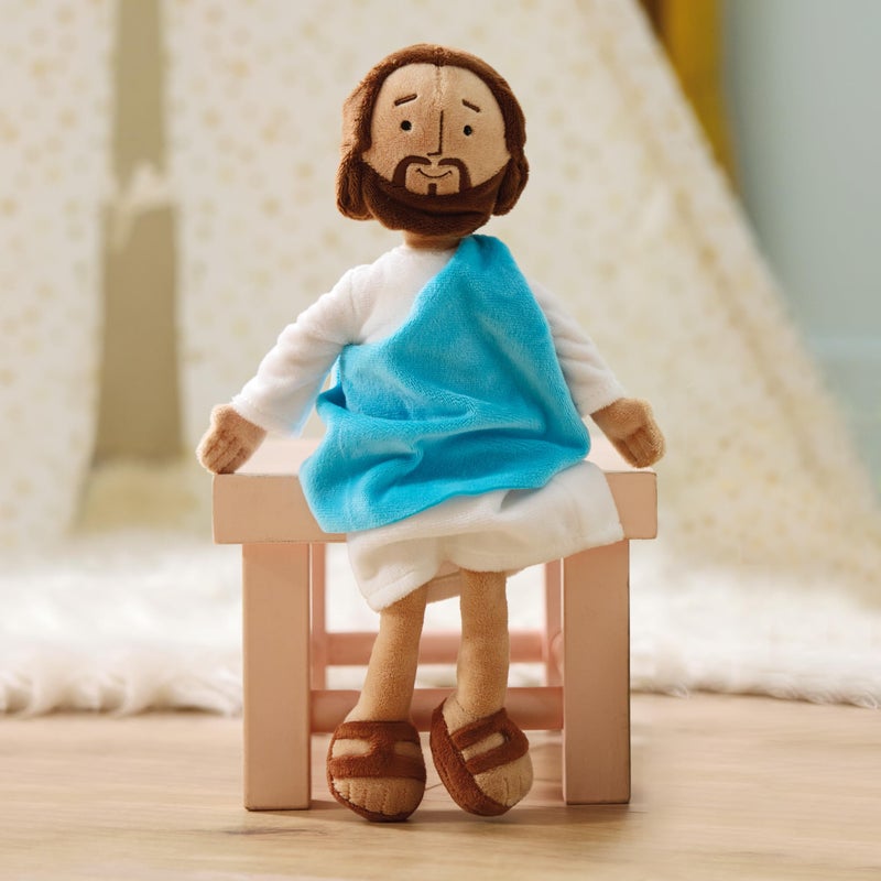 Hallmark My Friend Jesus Plush Doll, 13" Small Stuffed Jesus, Religious Gift for Kids, Baptism, Easter Basket Stuffers - Image 2