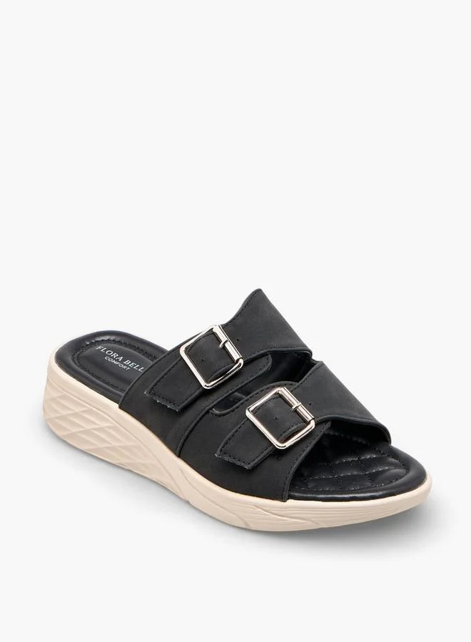 فلورا بيلا من شو إكسبرس Flora Bella Women Buckled Strap Comfort Sandals