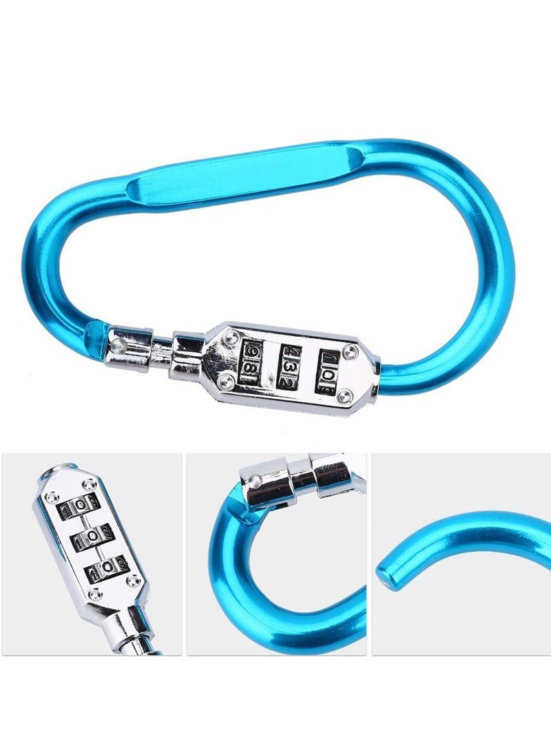 3-Digit Combination Password Padlock Blue