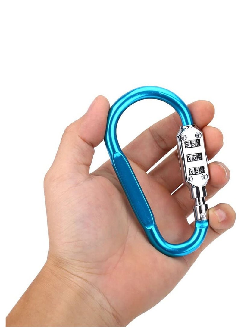 3-Digit Combination Password Padlock Blue